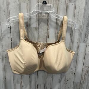 Cacique (Lane Bryant) Smooth Balconette Nude Tan Bra Womens 48DDD